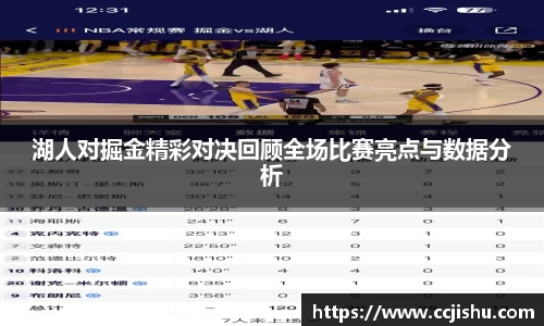 湖人对掘金精彩对决回顾全场比赛亮点与数据分析